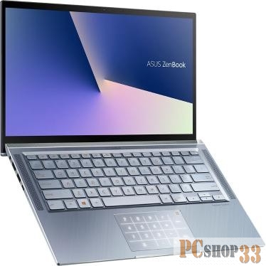 Ноутбук 14 FHD Asus UM431DA-AM057 blue (AMD Ryzen 5 3500U/8Gb/1Tb SSD/Vega 8/DOS) (90NB0PB3-M03530)