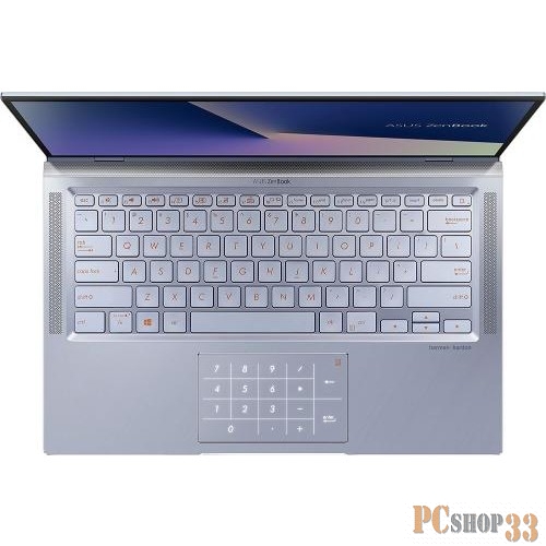 Ноутбук 14 FHD Asus UM431DA-AM057 blue (AMD Ryzen 5 3500U/8Gb/1Tb SSD/Vega 8/DOS) (90NB0PB3-M03530)