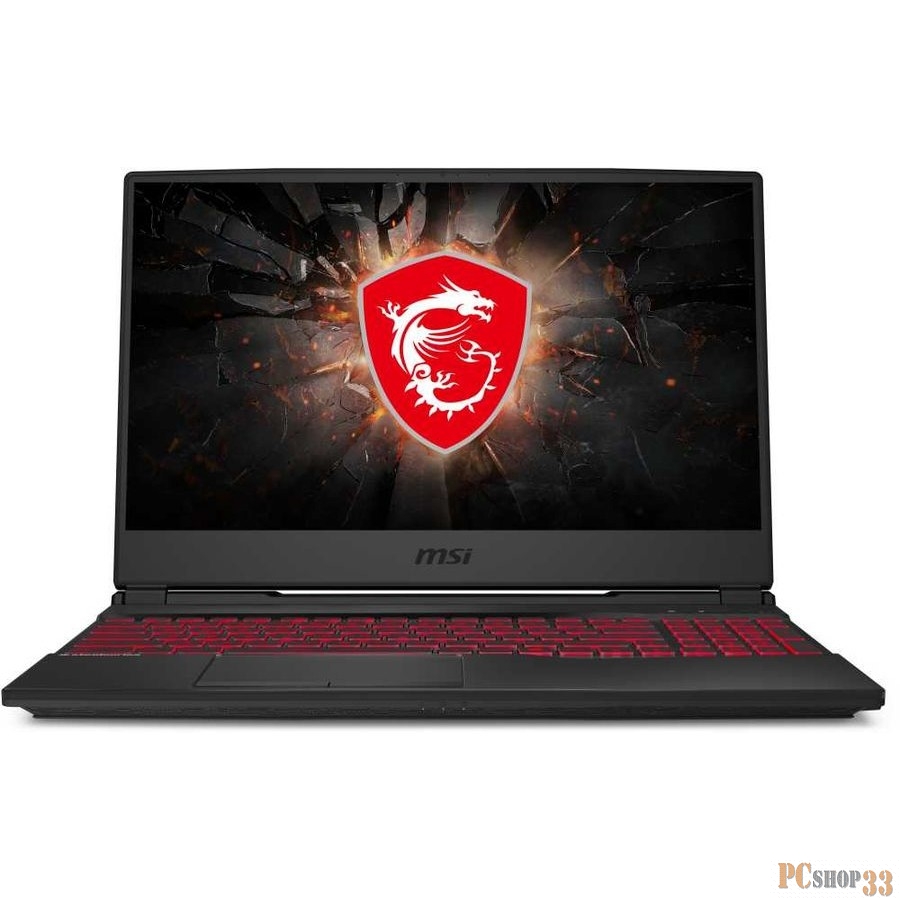 Ноутбук MSI GL65 Leopard 10SCSR-082XRU Core i5 10300H/8Gb/1Tb/SSD256Gb/NVIDIA GeForce GTX 1650 Ti 4Gb/15.6/IPS/FHD (1920x1080)/Free DOS/black/WiFi/BT/Cam