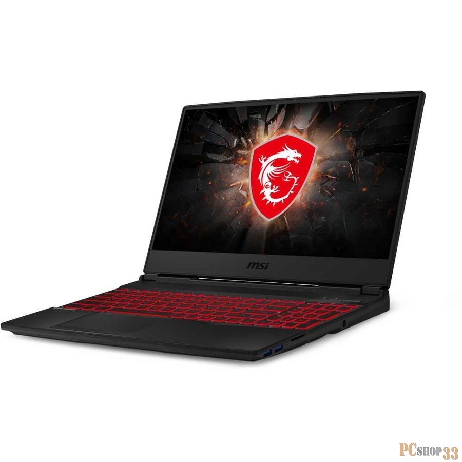 Ноутбук MSI GL65 Leopard 10SCSR-082XRU Core i5 10300H/8Gb/1Tb/SSD256Gb/NVIDIA GeForce GTX 1650 Ti 4Gb/15.6/IPS/FHD (1920x1080)/Free DOS/black/WiFi/BT/Cam