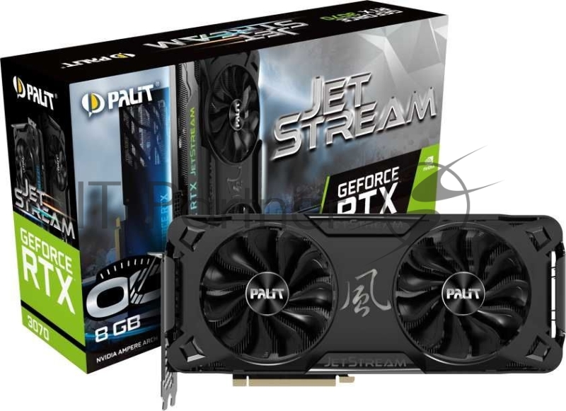 Видеокарта PALIT NE63070T19P2-1040J RTX3070 JETSTREAM OC 8G GDDR6 256bit 3-DP HDMI