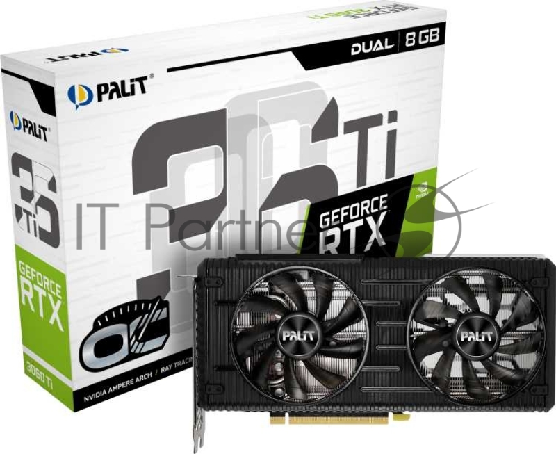 Видеокарта PALIT NE6306TS19P2-190AD RTX3060Ti DUAL OC 8G GDDR6 256bit 3-DP HDMI