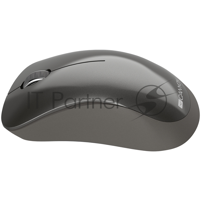 Мышь Canyon 2.4 GHz Wireless mouse ,with 3 buttons, DPI 1200, Battery:AAA*2pcs,Dark Gray ,67*109*38mm,0.063kg