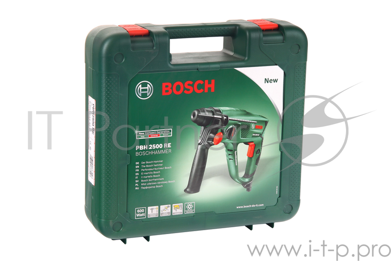 Перфоратор Bosch PBH 2500 RE Перфоратор SDS-Max 0603344421 {600 Вт , 1,9 Дж, 2,2 кг}