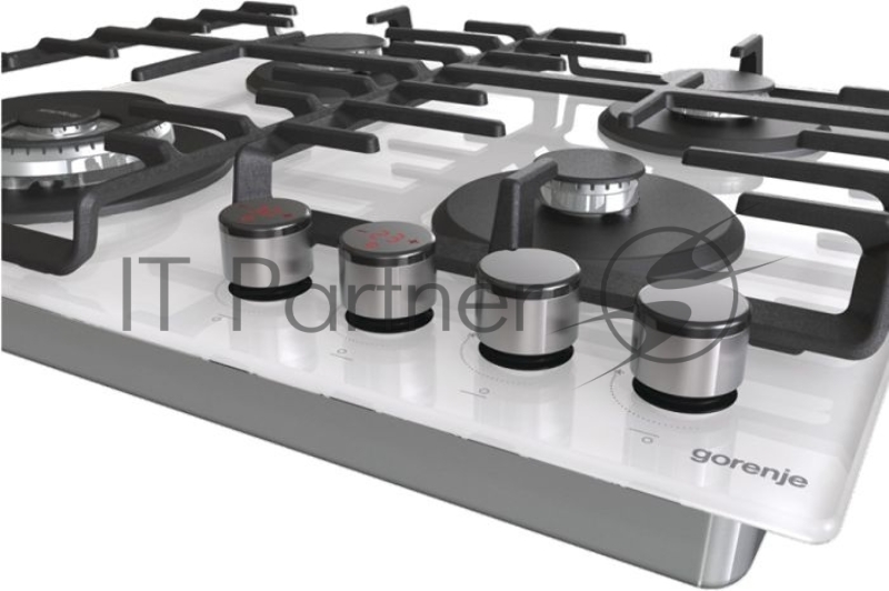 Газовая варочная поверхность Gorenje GKTW642SYW белый
