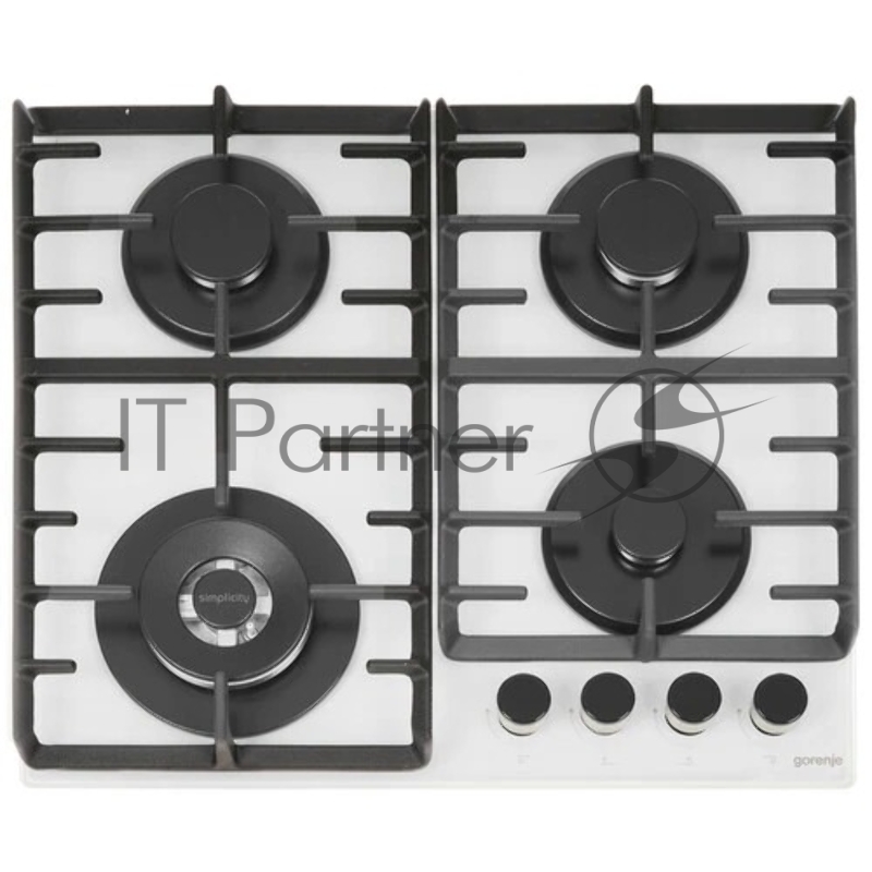 Газовая варочная поверхность Gorenje GTW642SYW белый