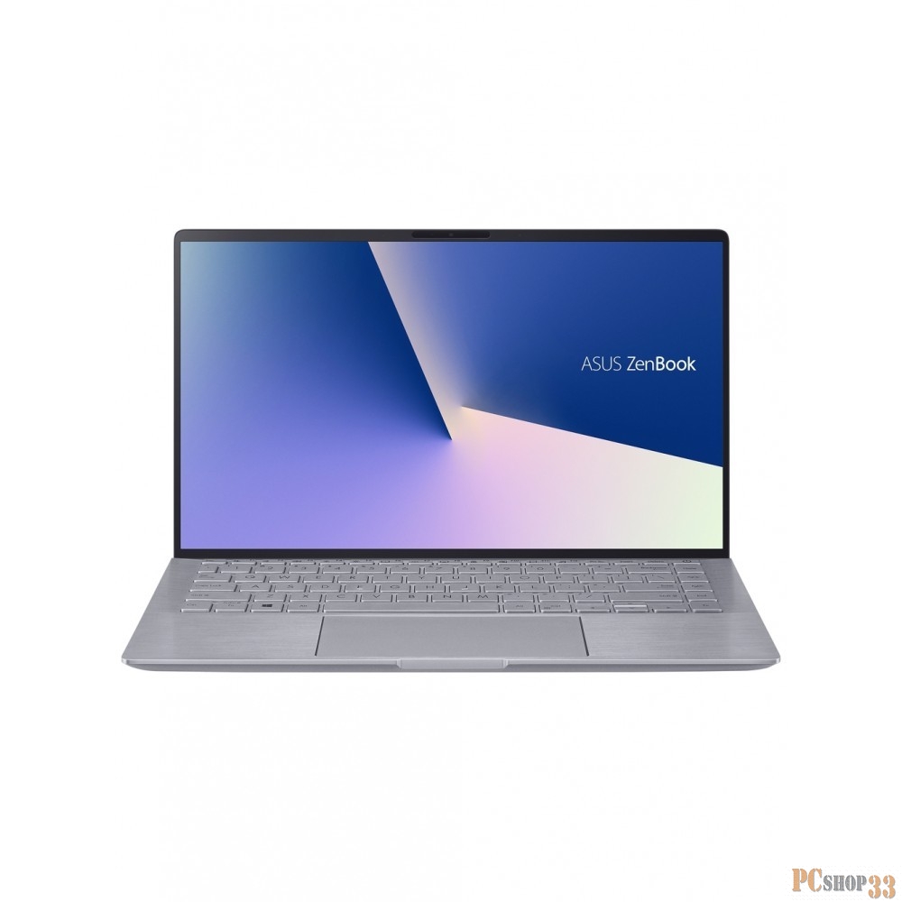 Ноутбук Asus Zenbook UM433IQ-A5016T Ryzen 7 4700U/8Gb/SSD512Gb/AMD Radeon Rx Vega 10/14/FHD (1920x1080)/Windows 10/silver/WiFi/BT/Cam/Bag