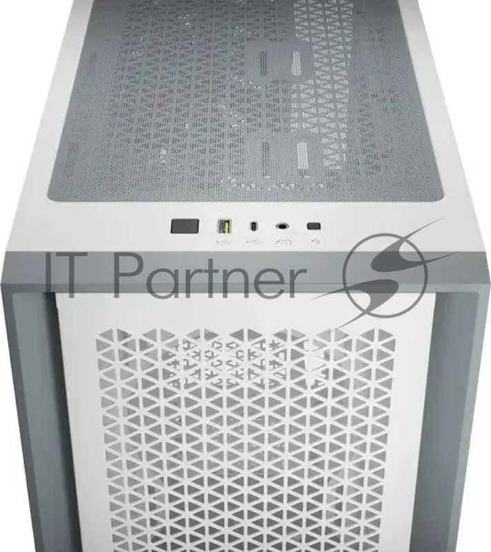 4000D Airflow Tempered Glass Mid-Tower, White CC-9011201-WW