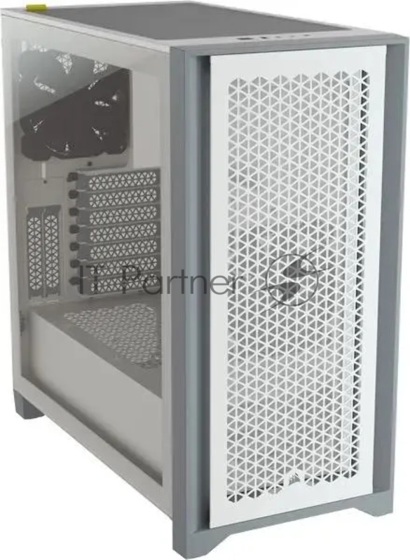 4000D Airflow Tempered Glass Mid-Tower, White CC-9011201-WW