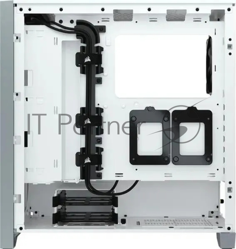 4000D Airflow Tempered Glass Mid-Tower, White CC-9011201-WW