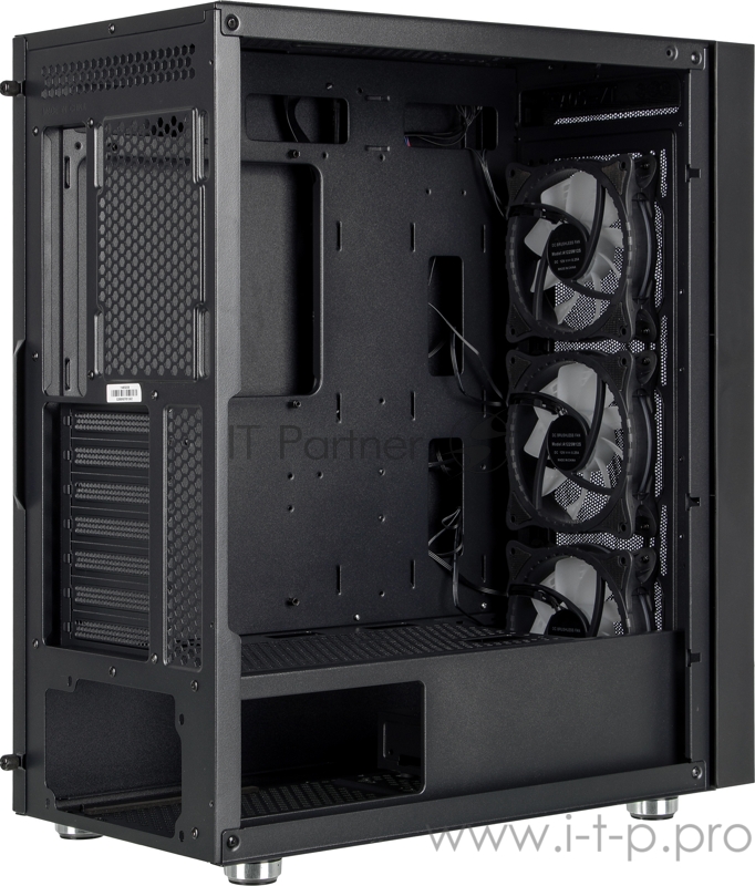 Корпус Formula F-3708 черный без БП ATX 3x120mm 4x140mm 2xUSB2.0 1xUSB3.0 audio