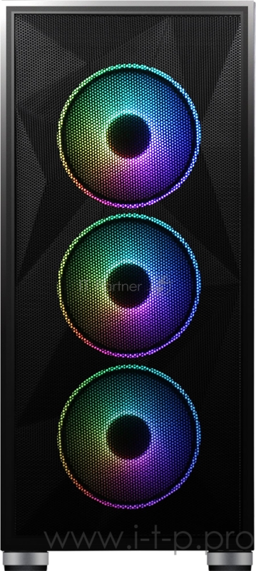 Корпус Formula F-3708 черный без БП ATX 3x120mm 4x140mm 2xUSB2.0 1xUSB3.0 audio