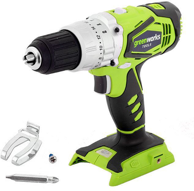 Дрель-шуруповерт Greenworks 3802407 аккум.