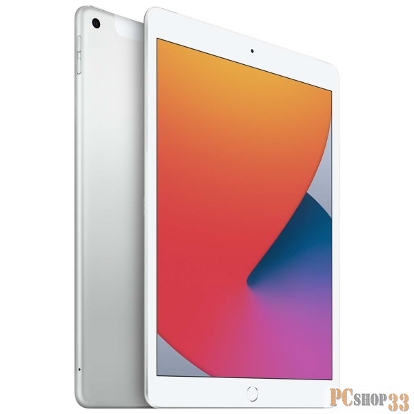 Планшет Apple 10.2-inch iPad 8 gen. (2020) Wi-Fi + Cellular 128GB - Silver (rep. MW6F2RU/A)