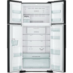 Холодильник Side-by-side HITACHI R-W662PU7 GBW коричневое стекло