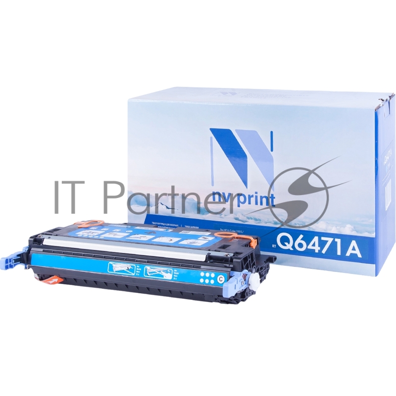 Картридж NV Print совместимый HP Q6471A Cyan для LJ Color 3505/3600/3800 (4000k)