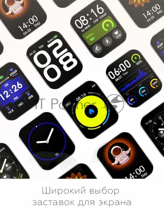 Умные часы Smarterra SmartLife Alcor (черный)