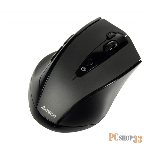 Мышь A4 V-Track G10-810FS черный оптическая (2000dpi) silent беспроводная USB (7but)