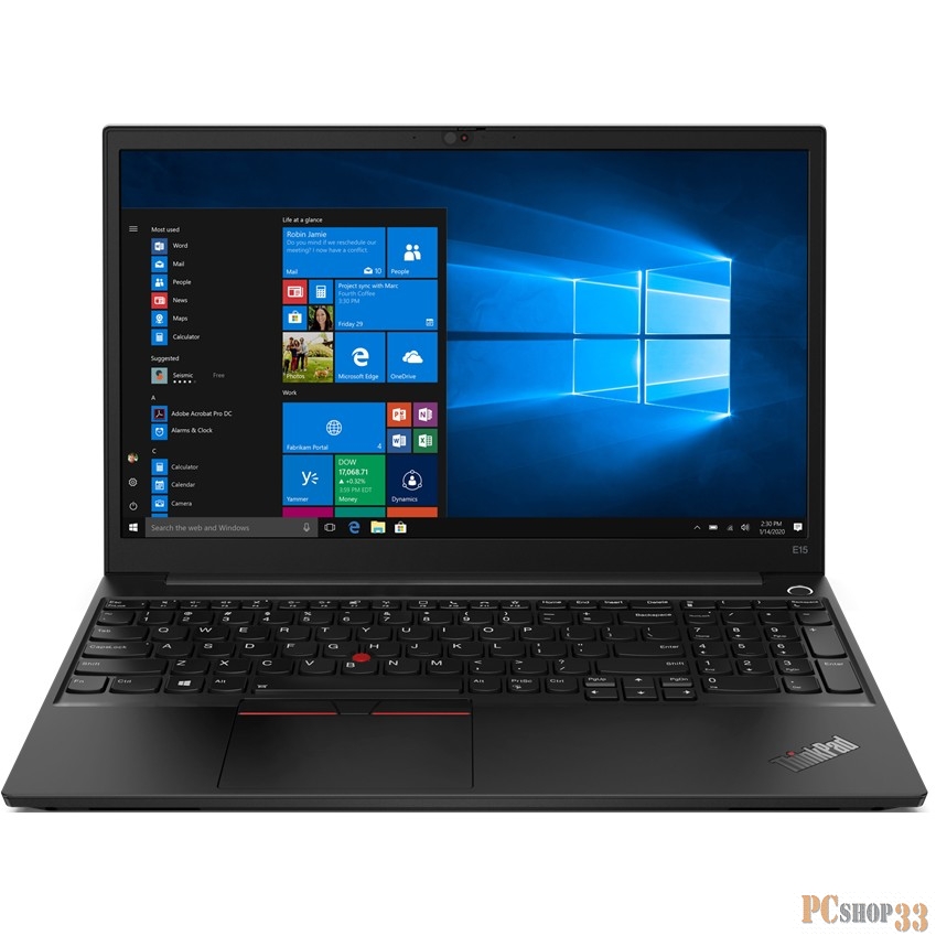 Ноутбук ThinkPad E15 Gen 2-ARE T 15,6 FHD (1920x1080)WVA AG 250N, Ryzen 5 4500U 2.3G, 8GB DDR4 3200, 256GB SSD M.2, Radeon Graphics,WiFi 6,BT,NoWWAN,FPR,IR Cam,3cell 45Wh,65W USB-C, Win 10 Pro, 1Y CI, 1.64kg