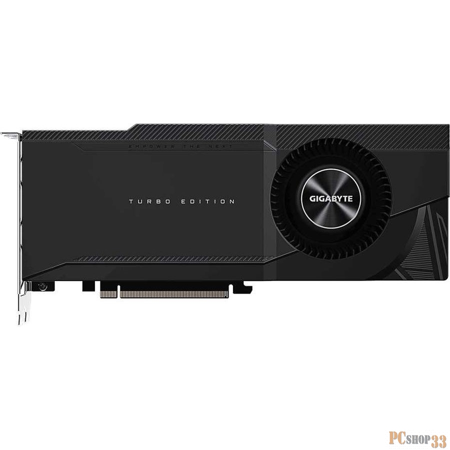 Видеокарта Gigabyte GeForce RTX 3090 TURBO 24G , GDDR6X 24GB, 384bit, GV-N3090TURBO-24GD, DisplayPort 1.4a, HDMI 2.1 RTL