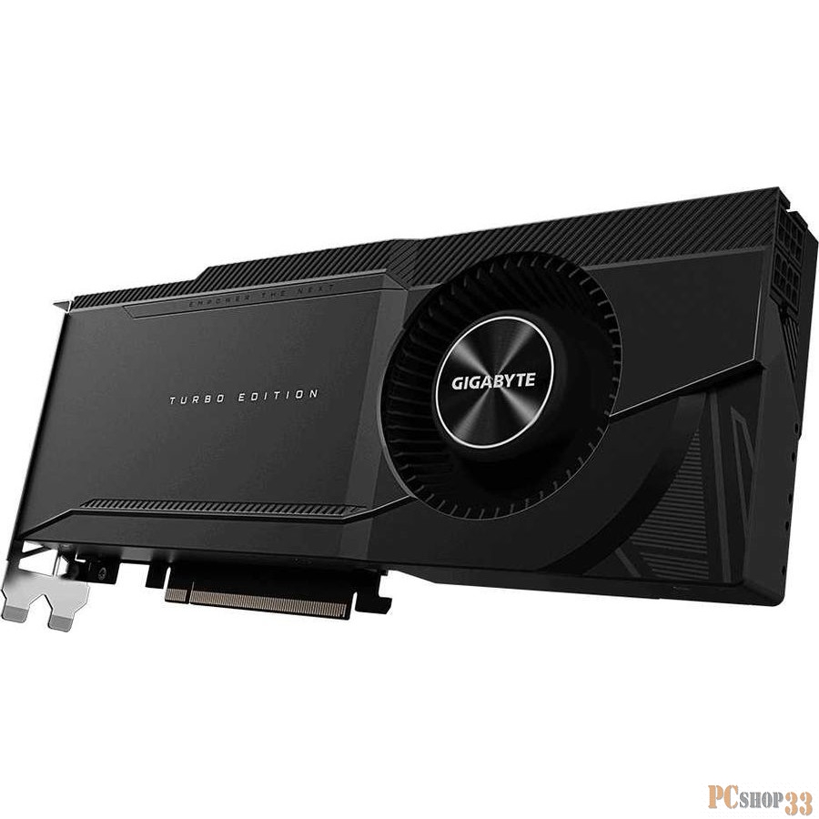 Видеокарта Gigabyte GeForce RTX 3090 TURBO 24G , GDDR6X 24GB, 384bit, GV-N3090TURBO-24GD, DisplayPort 1.4a, HDMI 2.1 RTL