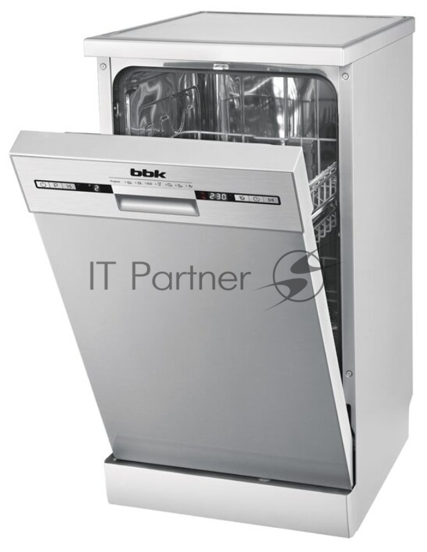 Посудомоечная машина BBK 45-DW119D серебро