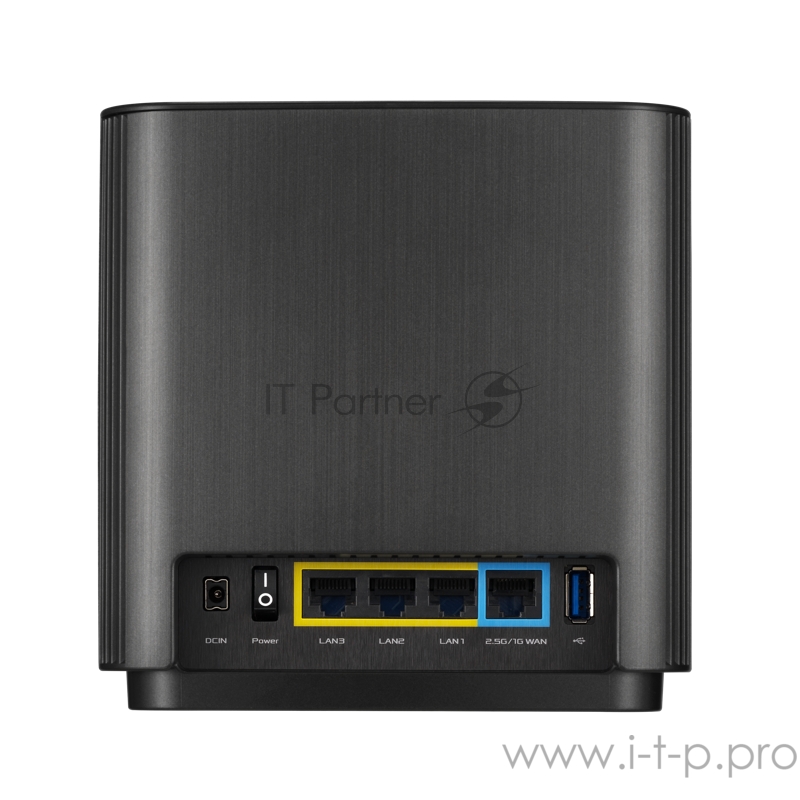 Роутер ASUS XT8 (B-2-PK) // , из 2 точек доступа, 802.11b/g/n/ac/ax, до 574 + 4804Мбит/c, 2,4 + 5 гГц, белый 90IG0590-MO3G60