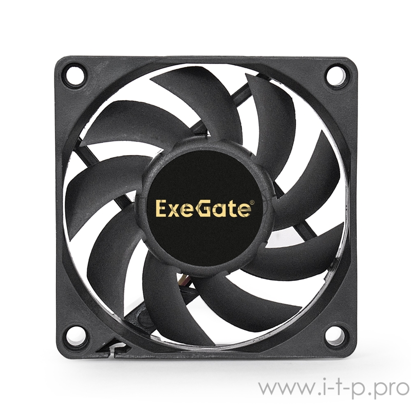 Вентилятор ExeGate EX07015H3PM, 70x70x15 мм, гидродинамический, 3pin+Molex, 3000RPM, 26dBA