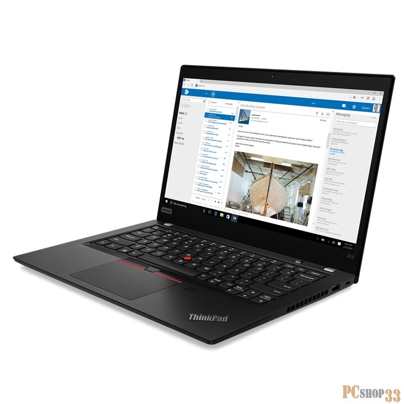 Ноутбук ThinkPad X13 AMD G1 T 13,3 FHD (1920x1080) WVA AG 300N, Ryzen 7 Pro 4750U 1.7G, 16GB DDR4,512GB SSD M.2,Radeon Graphics,4G-LTE,WiFi 6,BT,FPR+SCR,IR Cam,6cell 48Wh,65W USB-C, Win 10 Pro, 3Y CI, 1.29kg