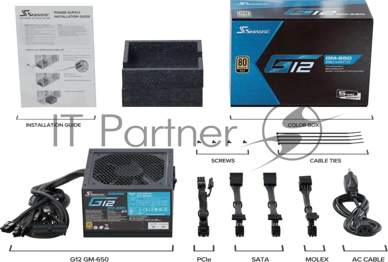 Блок питания SEASONIC FOCUS GM-650 SSR-650FM