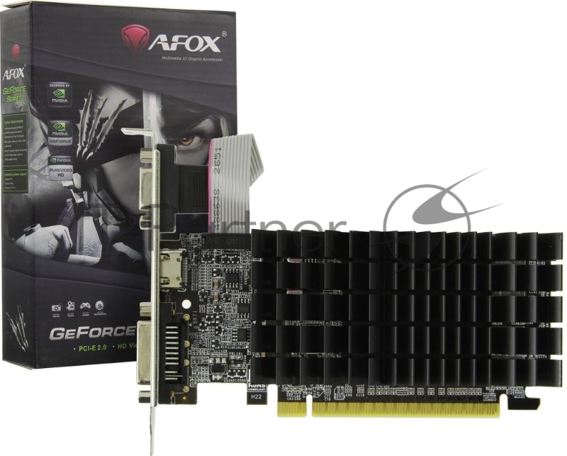 Видеокарта AFOX AF210-1024D3L5-V2 AFOX Geforce G210 1GB DDR3 64BIT, LP Heatsink