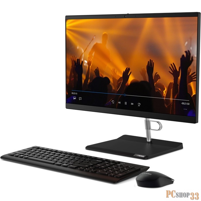 Моноблок Lenovo V50a-22IMB All-In-One 21.5 i3-10100T, 8GB, 1TB 5400RPM, Intel UHD 630, WiFi, BT, DVD-RW, USB KB&Mouse, NoOS, 1Y OS
