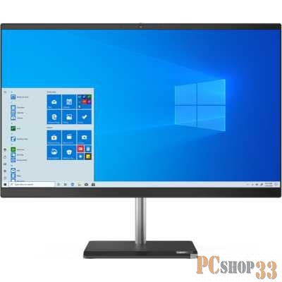 Моноблок Lenovo V50a-24IMB All-In-One 23,8 i3-10100T, 4GB, 128GB SSD M.2, Intel UHD 630, WiFi, BT, DVD-RW, USB KB&Mouse, NoOS, 1Y OS