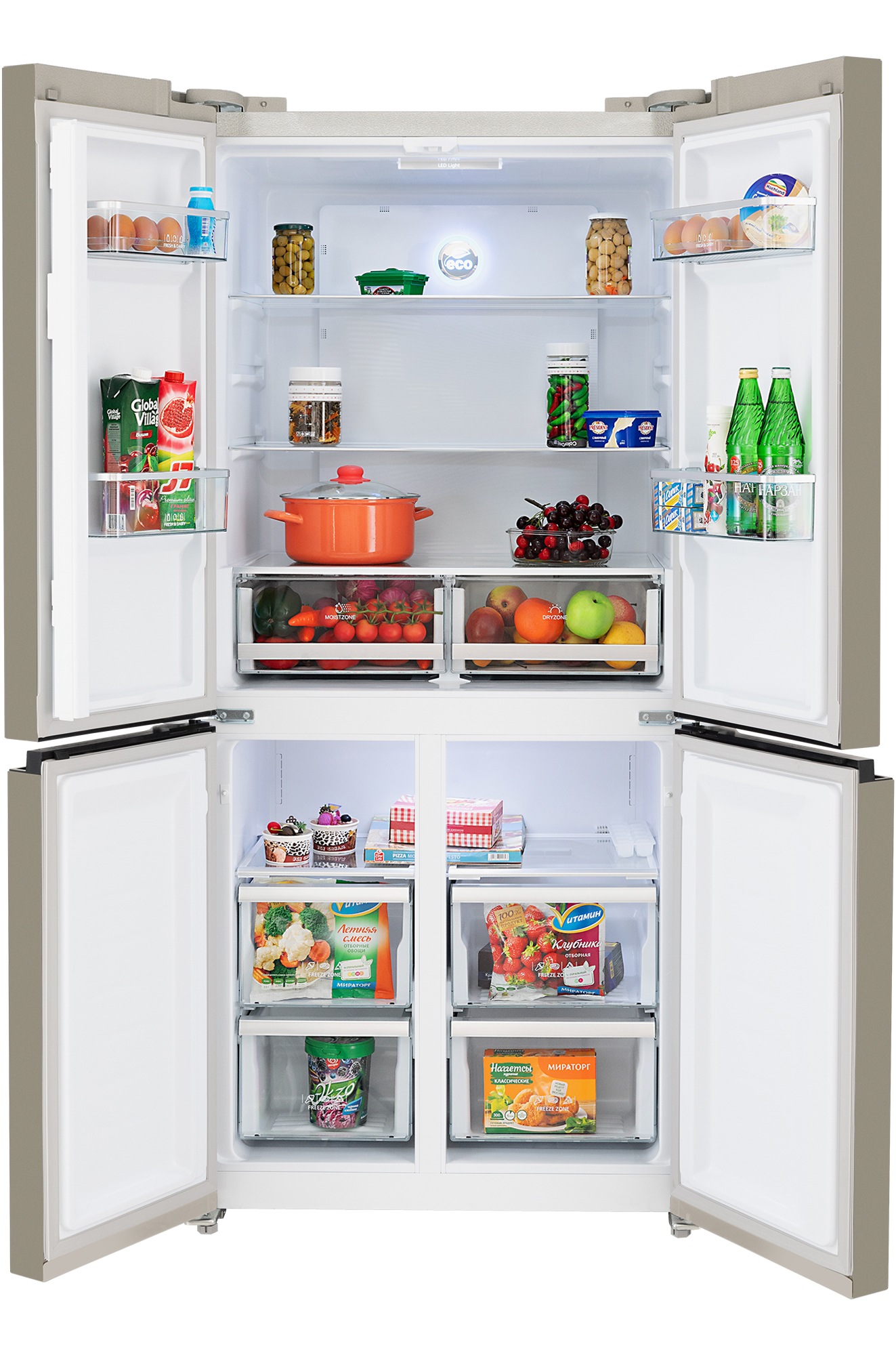 Холодильник HIBERG RFQ-490DX NFH inverter