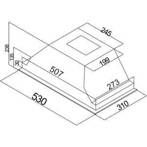 Вытяжка встраиваемая BEKO HNU51311SH