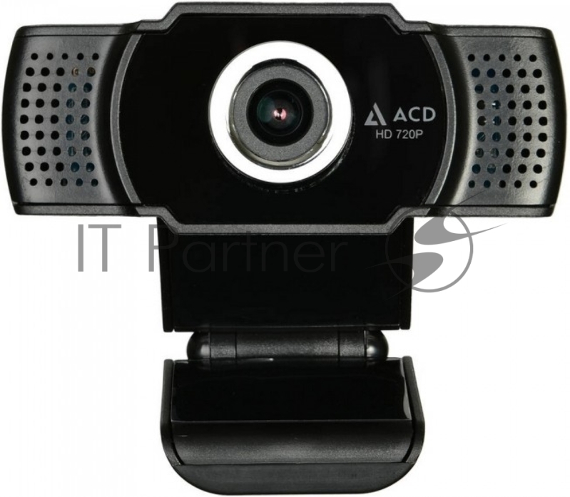 WEB Камера ACD-Vision UC400 CMOS 1.3МПикс, 1280x720p, 30к/с, микрофон встр., USB 2.0, шторка объектива, универс. крепление, черный корп.