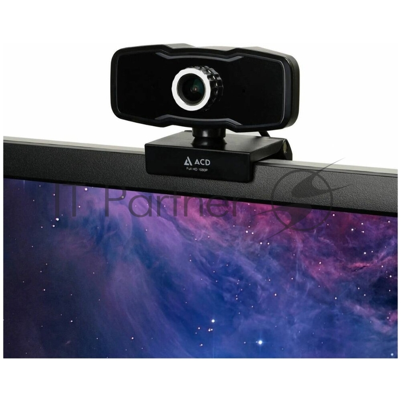 WEB Камера ACD-Vision UC500 CMOS 2МПикс, 1920x1080p, 30к/с, микрофон встр., USB 2.0, универс. крепление, черный корп. RTL {60}