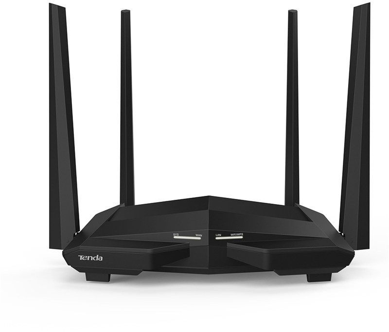 Сетевое оборудование TENDA AC10U AC10U Двухдиапазонный AC1200 Гигабитный WiFi Маршрутизатор (AC 1200, LAN 3*10/100/1000, USB 2.0), 4 антенны 5dBi
