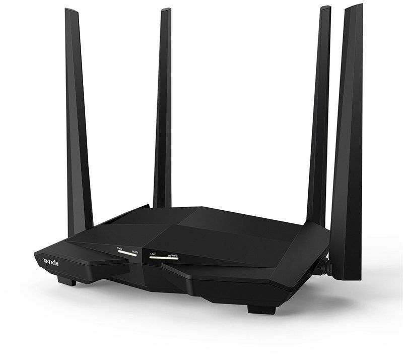 Сетевое оборудование TENDA AC10U AC10U Двухдиапазонный AC1200 Гигабитный WiFi Маршрутизатор (AC 1200, LAN 3*10/100/1000, USB 2.0), 4 антенны 5dBi