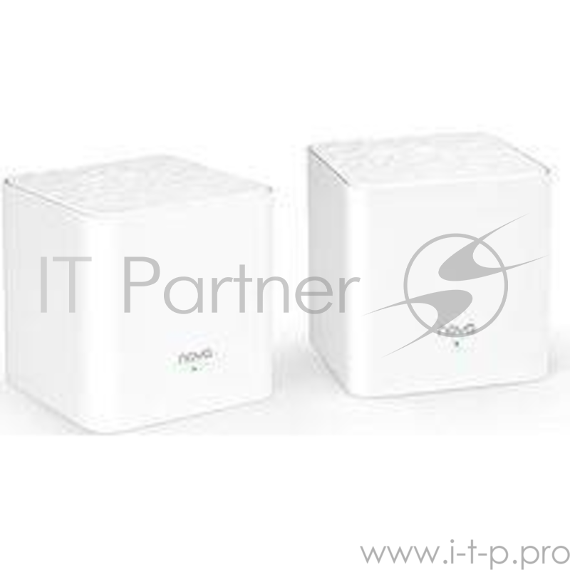 Сетевое оборудование TENDA nova MW3-2 (2 роутера) АС1200 Двухдиапазонная Wi-Fi Mesh система, 2 порта fast ethernet RJ45