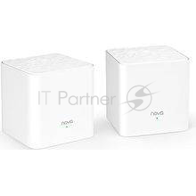 Сетевое оборудование TENDA nova MW3-2 (2 роутера) АС1200 Двухдиапазонная Wi-Fi Mesh система, 2 порта fast ethernet RJ45
