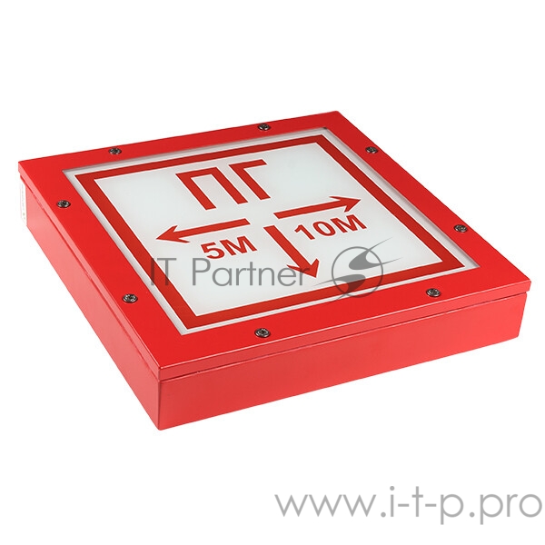 Указатель аварийный светодиодный BS-COMPASS-10-S1-ELON 3,9Вт IP65централизованный накладной | a18794 | Белый свет