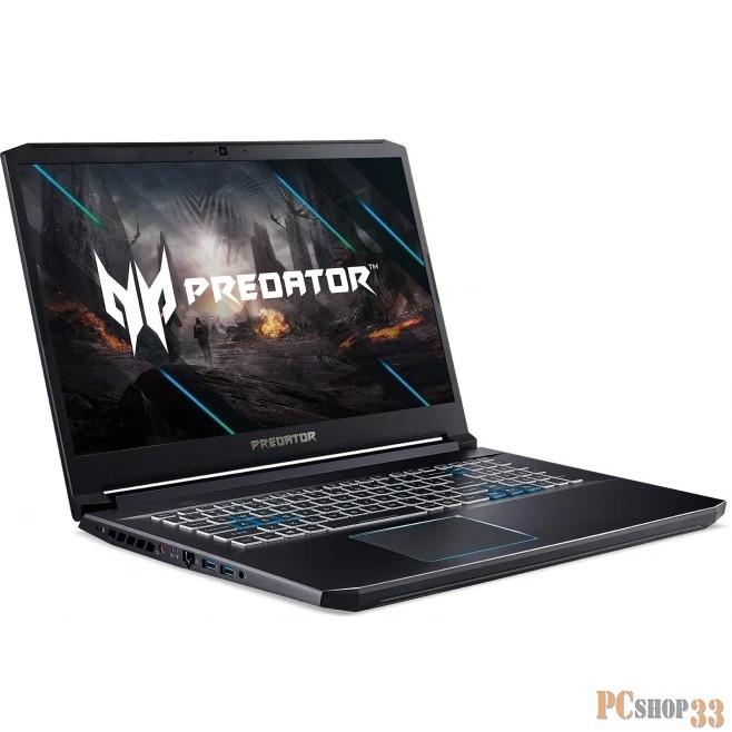 Ноутбук Acer Helios 300 PH317-54-73KE Core i7 10750H/16Gb/SSD1Tb/NVIDIA GeForce RTX 2060 6Gb/17.3/IPS/FHD (1920x1080)/Windows 10/black/WiFi/BT/Cam