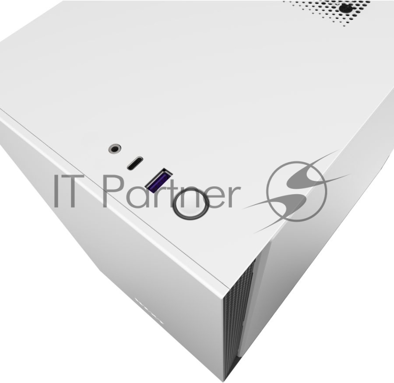 Корпус NZXT СA-H210I-W белый без БП miniITX 3x120mm 2xUSB3.0 audio bott PSU