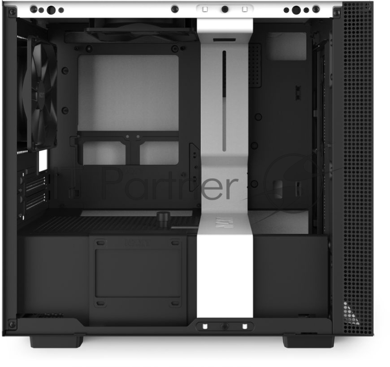 Корпус NZXT СA-H210I-W белый без БП miniITX 3x120mm 2xUSB3.0 audio bott PSU