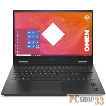 Ноутбук 15.6 FHD HP Omen 15-ek0040ur black (Core i7 10750H/16Gb/512Gb SSD/2070 8Gb/DOS) (22Q15EA)