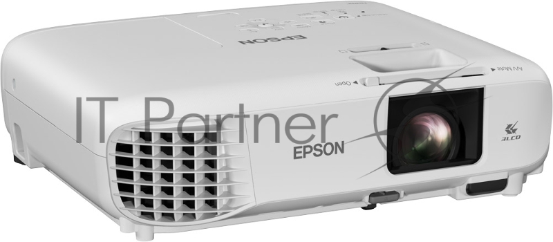 Проектор Epson EB-FH06 white (LCD, 1920×1080, 3500Lm, 16000:1, 2.7 kg) (V11H974040)