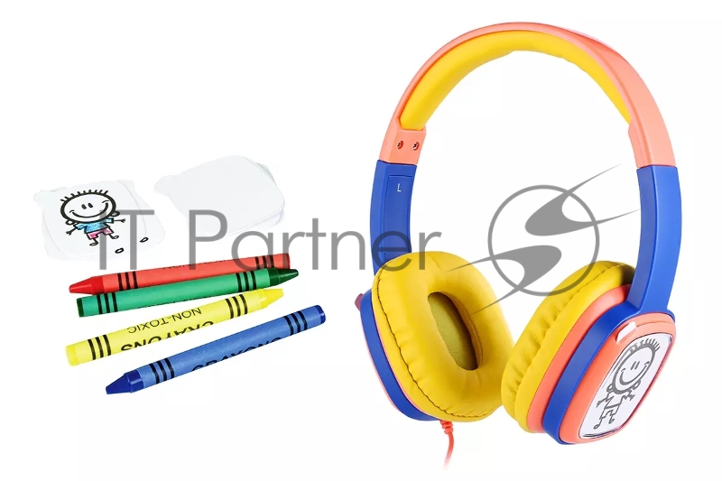 Наушники HARPER KIDS HN-302 Orange-Blue