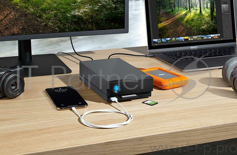 Внешний жесткий диск LaCie STHS16000800 16TB 1big Dock Thunderbolt3 3,5 USB 3.0 7200RPM cable included