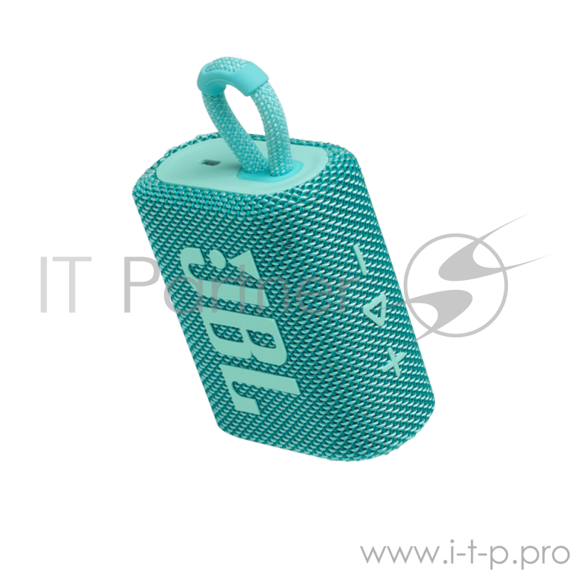 Динамик JBL Портативная акустическая система JBL GO 3, бирюзовый